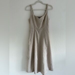 Old Navy Flax colored Linen Dress